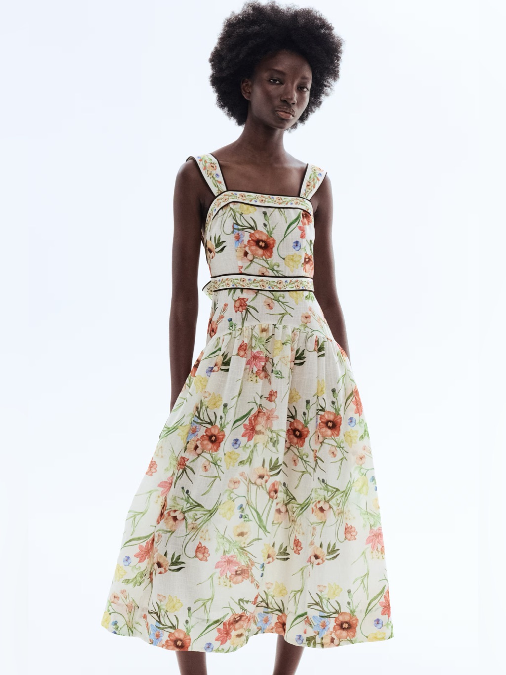 H&M Tie-Detail Dress